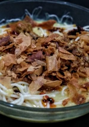A picture of #CookpadRamdan Curry Khawsa for Burmese Style.