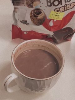 صورة لوصفة طريقة الهوت شوكليت الإقتصادية جدًا ولذيذة 🥛🍫