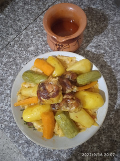 صورة لوصفة 👌شخشوخة النعمة او الرقاق بنة على بنة 😋