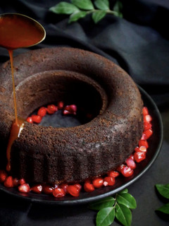 A picture of Dark Chocolate Bundt Cake.