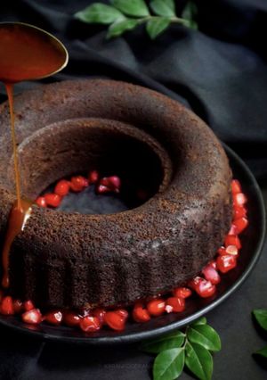 A picture of Dark Chocolate Bundt Cake.