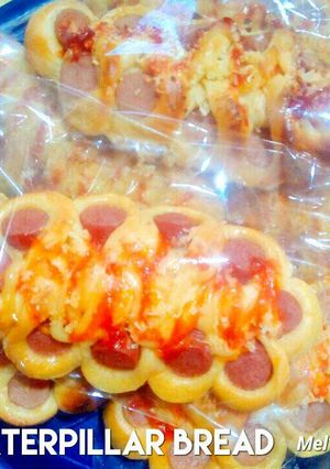 Foto resep Caterpillar bread / Roti Caterpillar