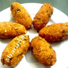A picture of Corn oats kebabs.