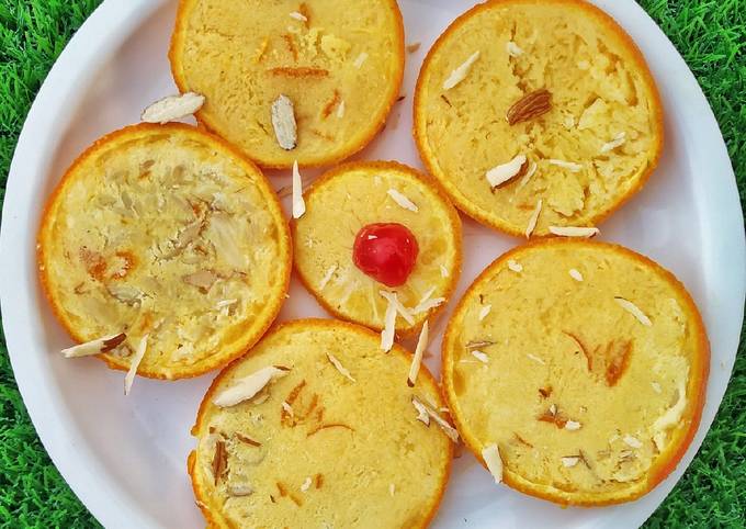 Easiest Way to Make Favorite Orange stuffed kulfi