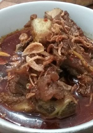 Foto resep Rawon Paru Tulang Sapi