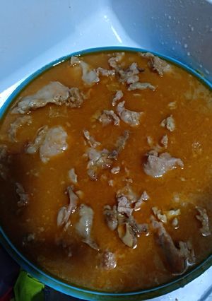 Una foto de Mollejas de cerdo en salsa