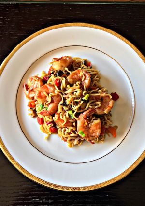 A picture of Shrimp Noodles.