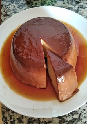 Una foto de Mi... Flan de leche condensada
