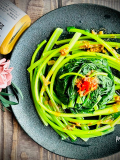 「美好花生醬」燙青菜 的食譜成品照片