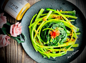 「美好花生醬」燙青菜 的食譜成品照片