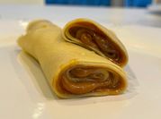 Una foto de crepes o panqueques