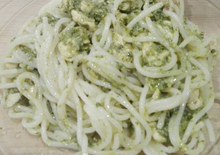 Easiest Way to Make Speedy Hara masala spaghetti