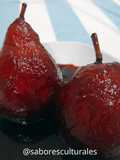 Peras al vino tinto 🍷🍐🤩
