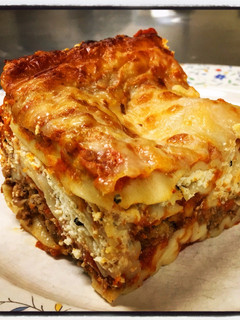 A picture of Lasagna.