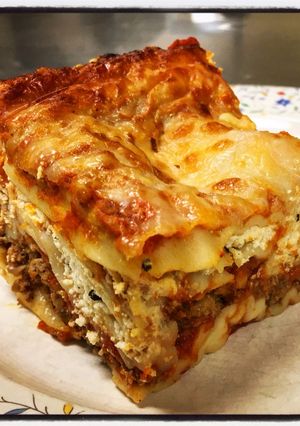 A picture of Lasagna.
