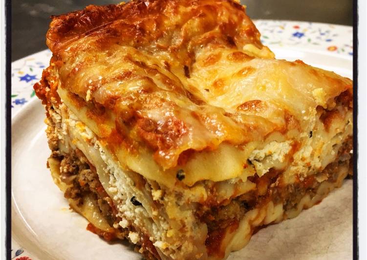 Recipe of Homemade Lasagna