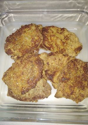 Una foto de Milanesas de peceto libre de gluten
