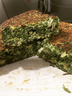 Una foto de Tortilla de espinacas y acelga