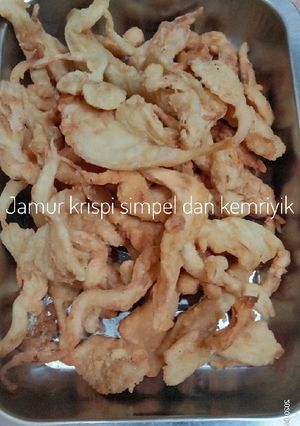 Foto resep Jamur Krispi Simpel dan Kemriyik