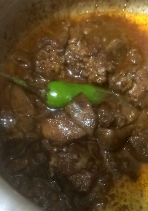 A picture of Chicken liver gravy.