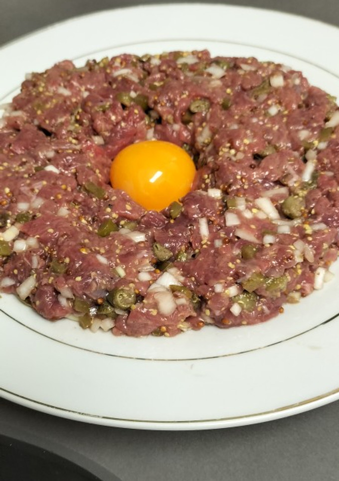 Una foto de Tartar de ternera