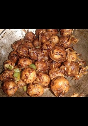 A picture of Roti Manchurian.