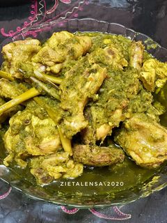 Gambar Ayam kampung masak cili hijau