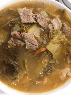 Hình của món Canh dưa bò.