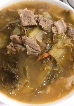 Hình của món Canh dưa bò.