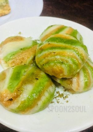 A picture of Tri Colour Ravioli.