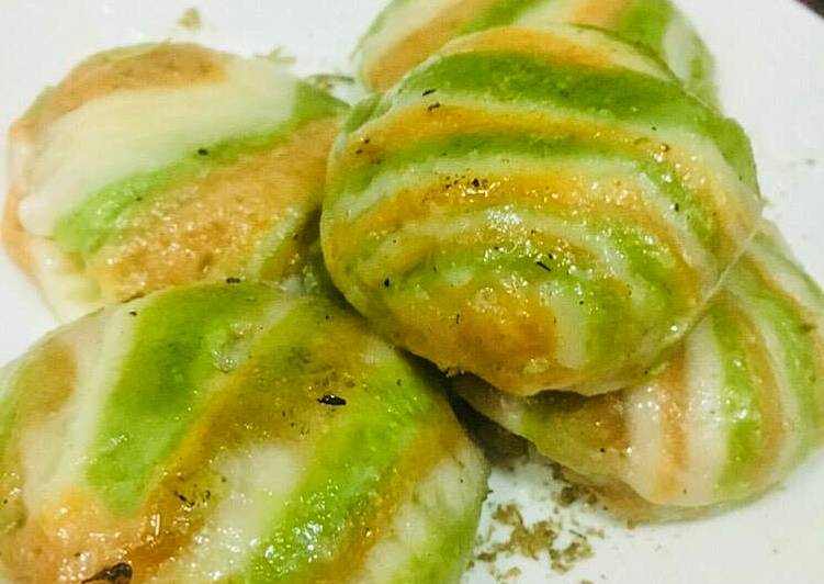 Recipe of Appetizing Tri Colour Ravioli