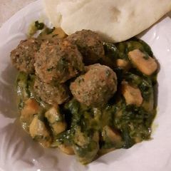A picture of Garam masala meatballs.