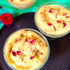 A picture of Mango Shrikhand.