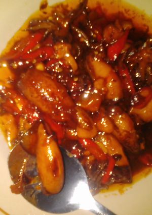 Foto resep Cumi-cumi pedas manis