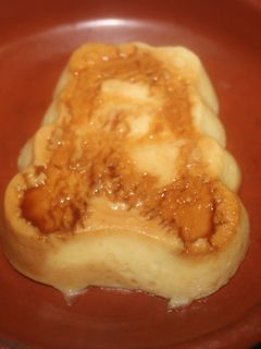 Una foto de Ositos de flan de sobre