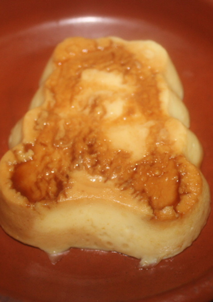 Una foto de Ositos de flan de sobre