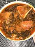 Bitter leaf soup (ofe onugbu)
