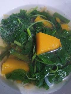 Foto resep Sayur bening bayam+ labu kuning