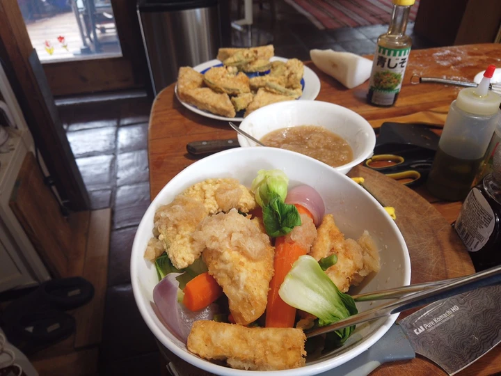 Recipe Tofu Tempura Salad the  Makes Drooling Delicious