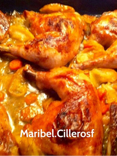 Una foto de Traseros de pollo al horno