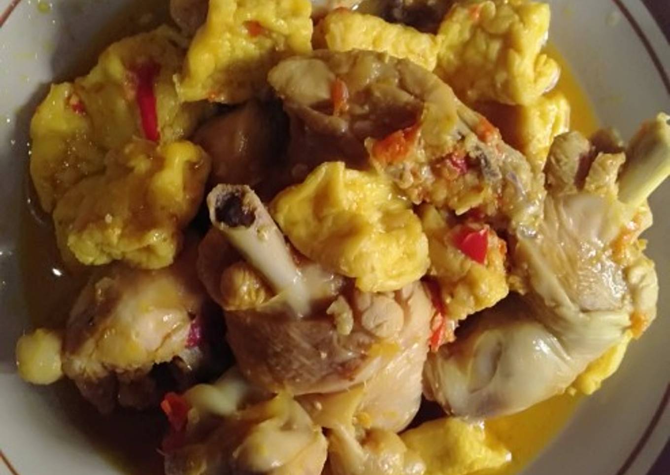 Rica-rica ayam & tahu