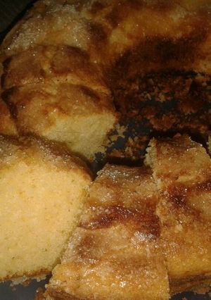 Una foto de Torta de jugo en polvo