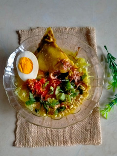 Foto resep Soto Ayam Lamongan (kuah bening)