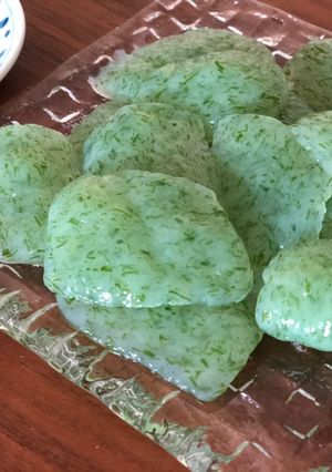 Hình của món Sashimi konnyaku ăn kiêng ăn sạch.