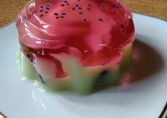 Melon sweet puding