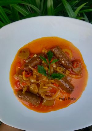 Foto resep Bakso Sosis Saus Pedas