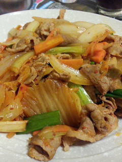 炒泡菜豬肉 的食譜成品照片