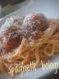 Spaghetti meatball bolognesee with cheesee