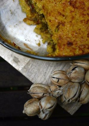 A picture of Sweet Corn and Pork Casserole.