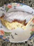 Bizcocho relleno de crema pastelera